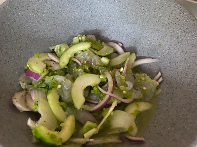 Camarones al aguachile rojos