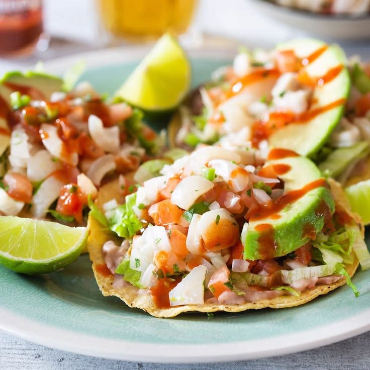 Tostada de ceviche pescado