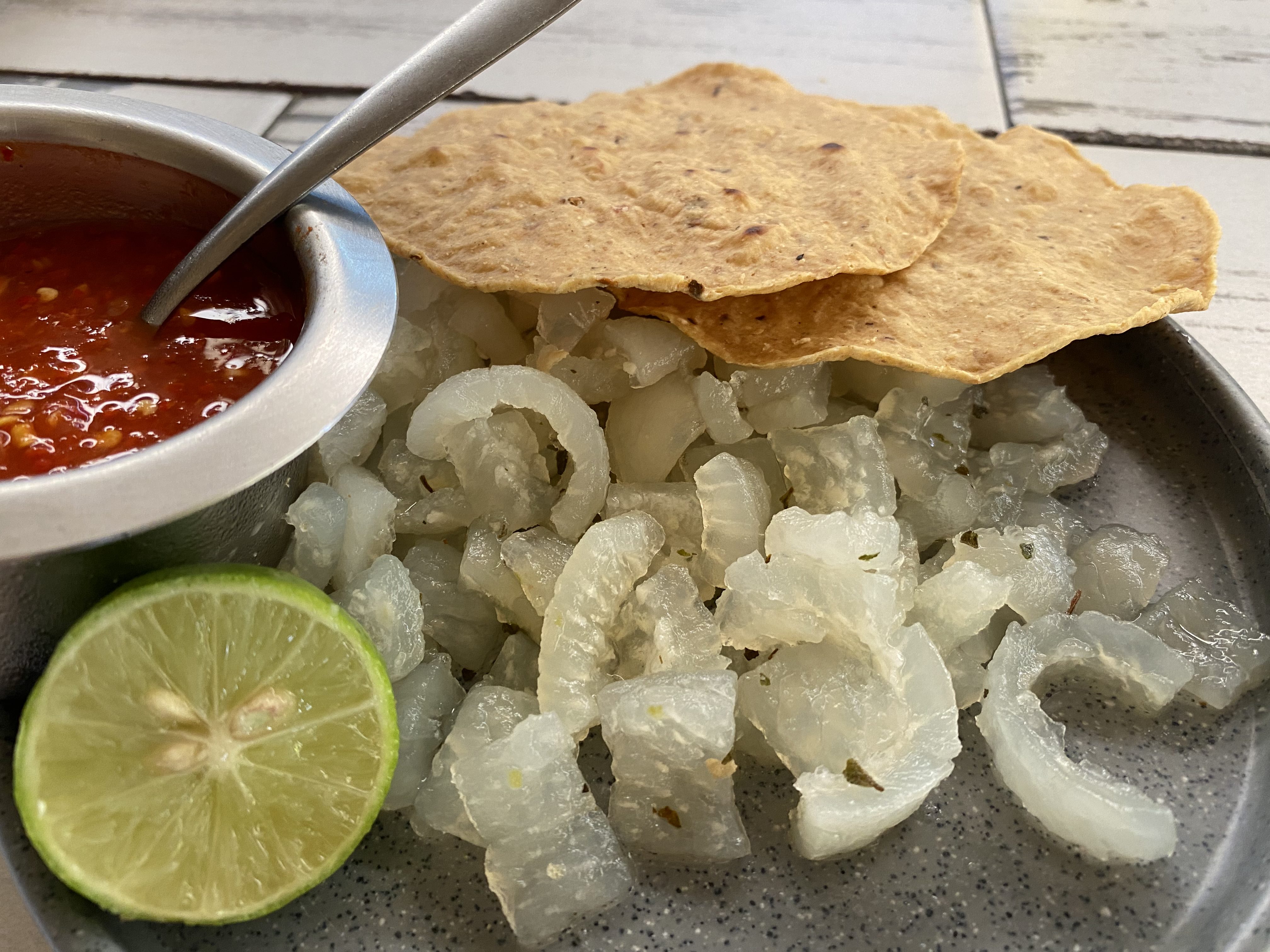 Tostada de cueritos